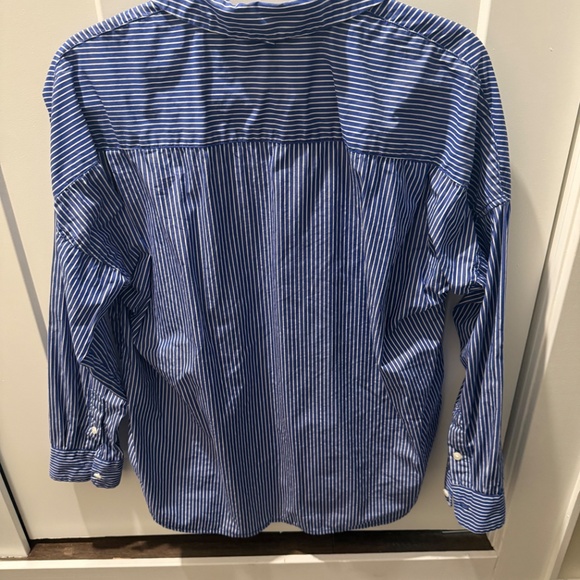Alex Mill "Jo" Button Down, Blue/Wht Stripes, Sz Sm - Picture 2 of 3